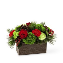 The FTD Christmas Cabin Bouquet from Victor Mathis Florist in Louisville, KY